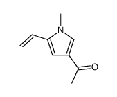 Ethanone, 1-(5-ethenyl-1-methyl-1H-pyrrol-3-yl)- (9CI) structure