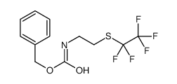 Benzyl {2-[(pentafluoroethyl)sulfanyl]ethyl}carbamate Structure