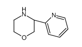 (R)-3-(Pyridin-2-yl)morpholine结构式