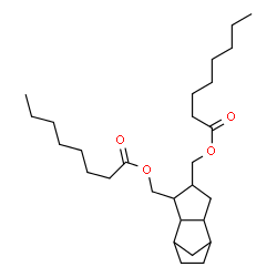 octanoic acid, (octahydro-4,7-methano-1H-indenediyl)bis(methylene) ester structure