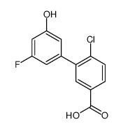 4-chloro-3-(3-fluoro-5-hydroxyphenyl)benzoic acid Structure