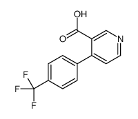 4-[4-(trifluoromethyl)phenyl]pyridine-3-carboxylic acid Structure