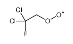 1,1-dichloro-1-fluoro-2-λ1-oxidanyloxyethane Structure