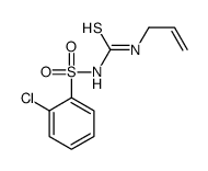 1-(2-chlorophenyl)sulfonyl-3-prop-2-enylthiourea结构式