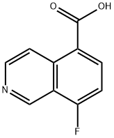 8-Fluoro-isoquinoline-5-carboxylic acid Structure