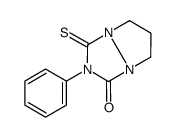 2-phenyl-3-sulfanylidene-6,7-dihydro-5H-pyrazolo[1,2-a][1,2,4]triazol-1-one Structure