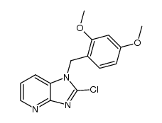 2-chloro-1-(2,4-dimethoxybenzyl)-1H-imidazo[4,5-b]pyridine Structure