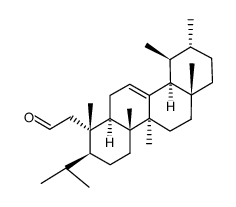 3,4-seco-3-nor-urs-12-en-2-al Structure