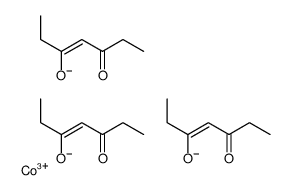 tris(heptane-3,5-dionato-O,O')cobalt结构式