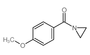 Methanone,1-aziridinyl(4-methoxyphenyl)-结构式