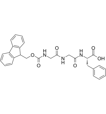 Fmoc-Gly-Gly-Phe-OH Structure