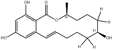 β-Zearalanol-d4 Structure