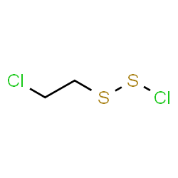 1-Chloro-2-(chlorodisulfanyl)ethane Structure