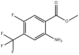 Methyl 2-amino-5-fluoro-4-(trifluoromethyl)benzoate Structure