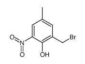 2-(bromomethyl)-4-methyl-6-nitrophenol Structure