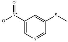 3-Methylsulfanyl-5-nitro-pyridine Structure