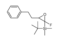 tert-butyl-[2-fluoro-3-(2-phenylethyl)oxiran-2-yl]-dimethylsilane结构式