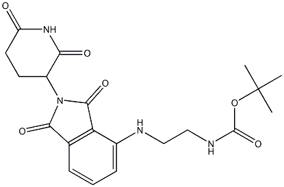 Thalidomide-NH-(CH2)2-NH-Boc structure