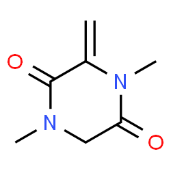 2,5-Piperazinedione,1,4-dimethyl-3-methylene-结构式