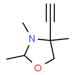 Oxazolidine, 4-ethynyl-2,3,4-trimethyl- (8CI)结构式