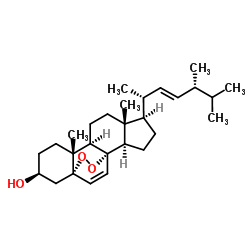 Ergosterol endoperoxide Structure