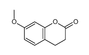 7-methoxy-3,4-dihydrochromen-2-one Structure