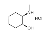 (1S,2R)-2-(methylamino)cyclohexan-1-ol,hydrochloride structure