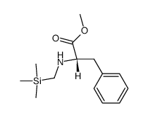 N-trimethylsilylmethyl-L-phenylalanine methyl ester Structure