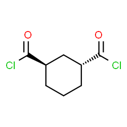 1,3-Cyclohexanedicarbonyl dichloride, trans- (8CI,9CI) structure