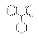 methyl 2-phenyl-2-(piperidin-1-yl)acetate结构式