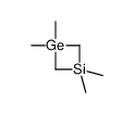 1,1,3,3-tetramethyl-1,3-silagermetane Structure