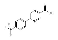 6-(4-(TRIFLUOROMETHYL)PHENYL)NICOTINIC ACID structure