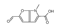 6H-Furo[2,3-b]pyrrole-5-carboxylic acid,2-formyl-6-methyl-结构式