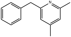 Pyridine, 2,4-dimethyl-6-(phenylmethyl)- Structure