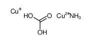 carbonic acid, ammonium copper salt structure