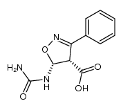 3-phenyl-5c-ureido-4,5-dihydro-isoxazole-4r-carboxylic acid结构式