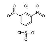 4-chloro-3,5-dinitrobenzenesulfonyl chloride Structure