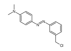 4-[[3-(chloromethyl)phenyl]diazenyl]-N,N-dimethylaniline结构式