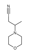 4-Morpholinepropanenitrile,-bta--methyl- Structure