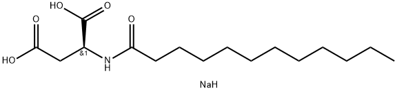 Sodium lauroyl aspartate Structure