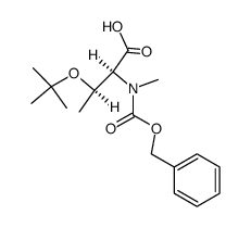 Z-(Me)Thr(t-Bu)-OH Structure