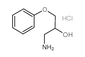 1-amino-3-phenoxypropan-2-ol,hydrochloride Structure