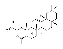 3,4-Secooleana-4(23),12-dien-3-oic acid结构式