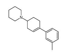 1-[4-(3-methylphenyl)cyclohex-3-en-1-yl]piperidine Structure