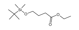 ethyl 4-(t-butyldimethylsiloxy)butanoate Structure