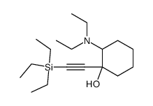 2-(diethylamino)-1-((triethylsilyl)ethynyl)cyclohexan-1-ol结构式