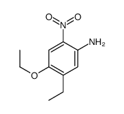 Benzenamine, 4-ethoxy-5-ethyl-2-nitro- (9CI) structure