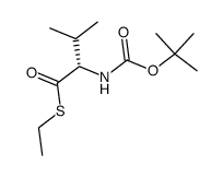 Boc-Val-SEt Structure