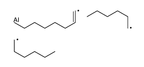 (Z)-Dihexyloct-1-enylaluminium结构式