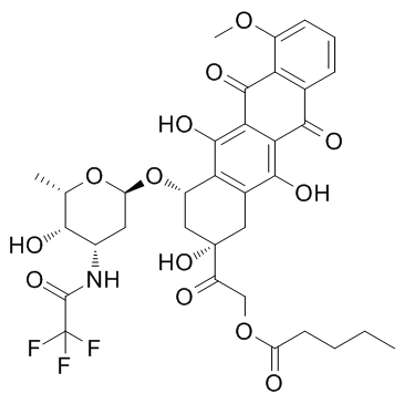 Valrubicin structure